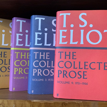 T.S ELIOT COLLECTED PROSE